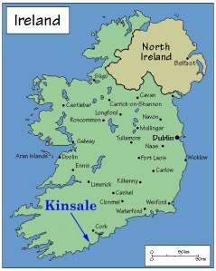 Map of Ireland