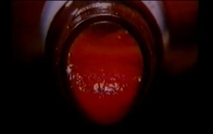 Frame from Heinz ketchup commercial