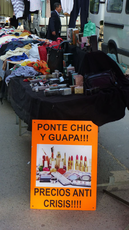 Photo of goods at market