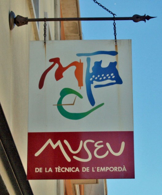 sign for the Museu de la Tècnica de l'Empordà