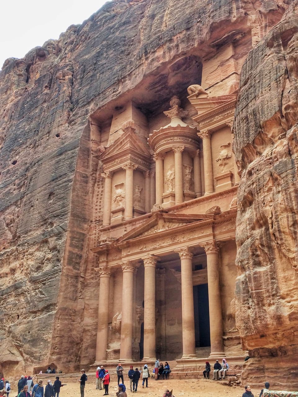 the treasury in Petra